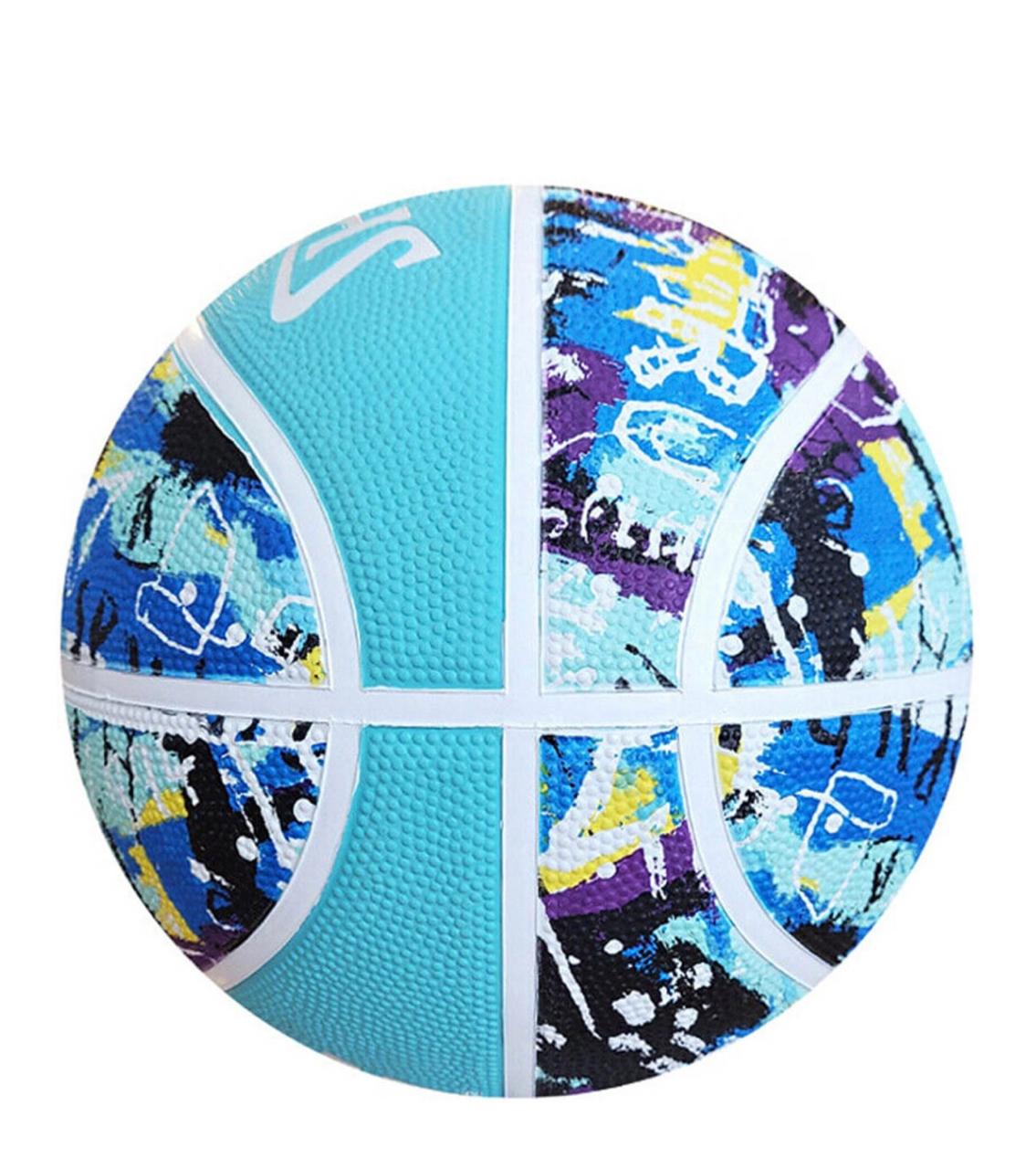 Spalding Graffiti Basketball Aqua Blue