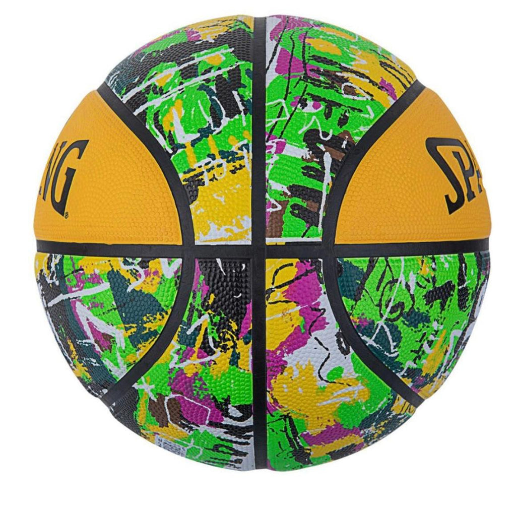 Spalding Graffiti Basketball Yellow & Green