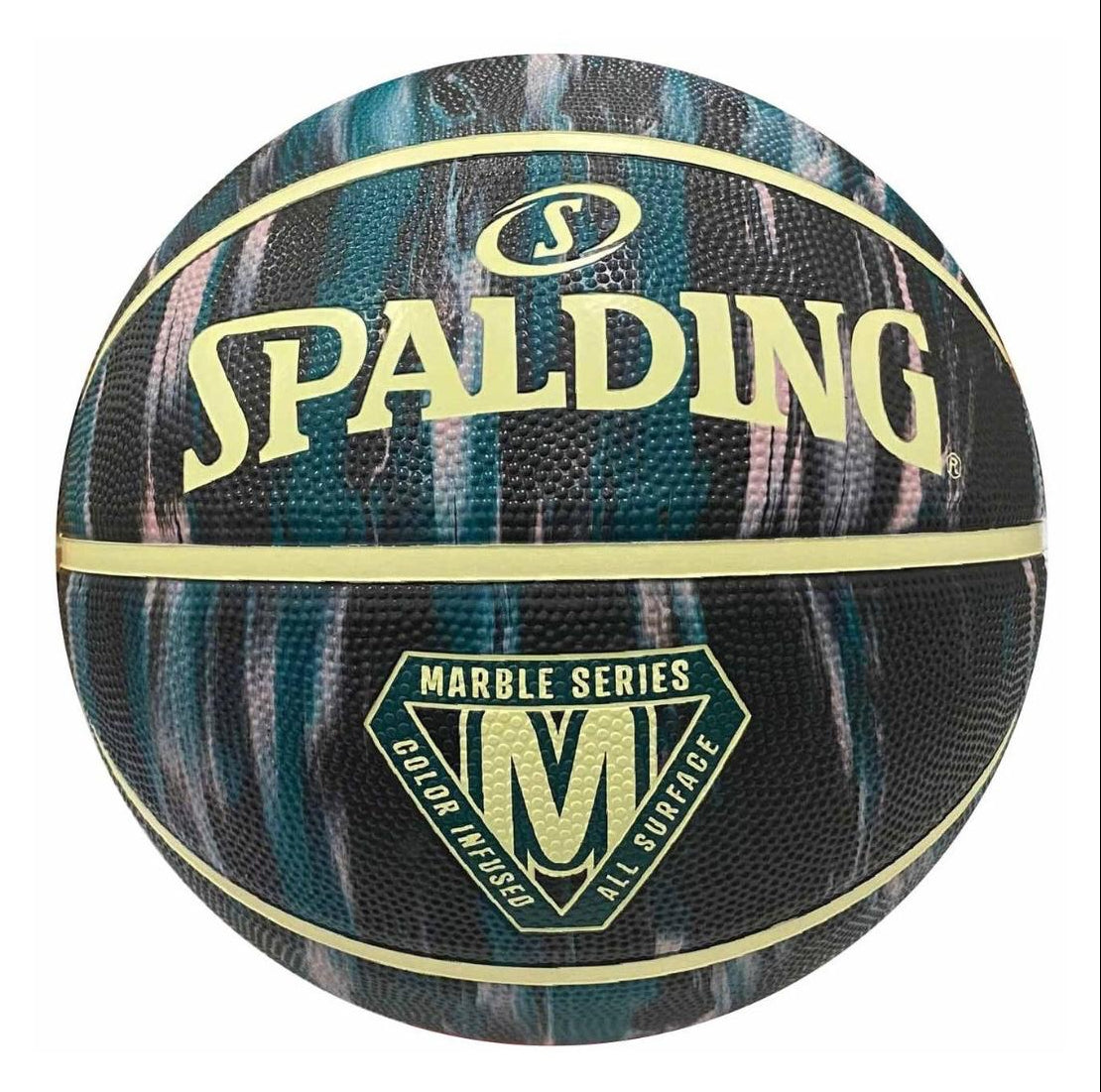 Spalding Marble Series Basketball - Teal