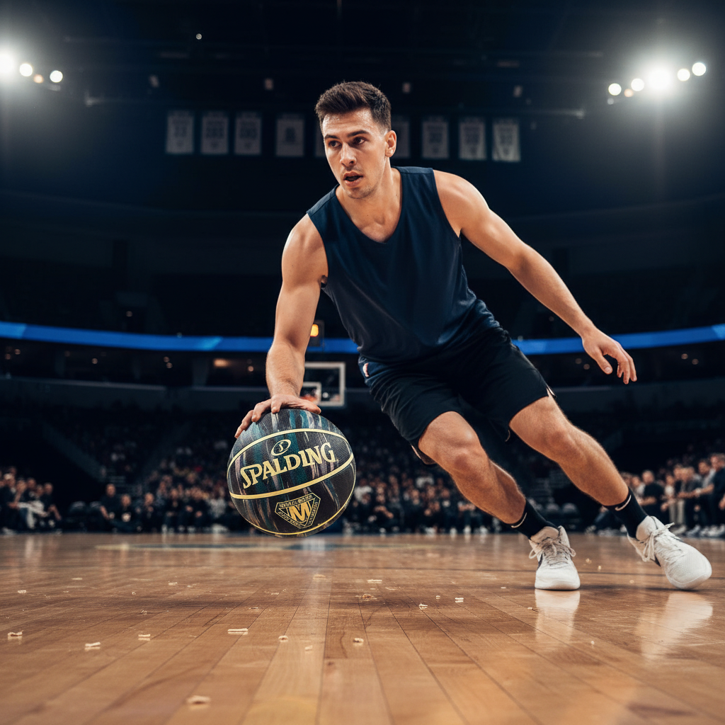 Spalding Marble Series Basketball - Teal