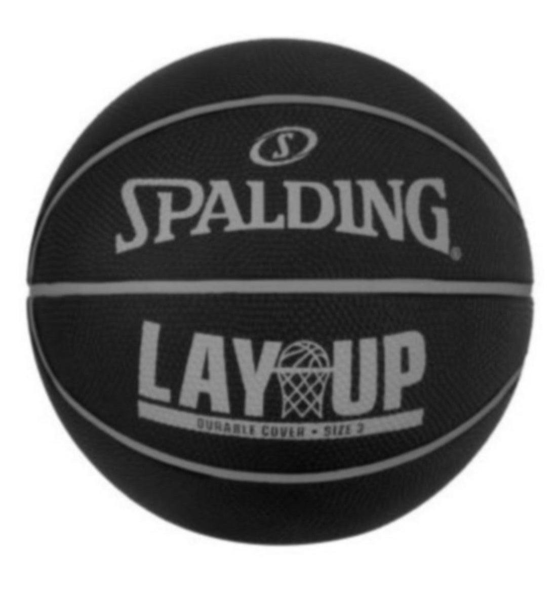 Spalding Lay Up Basketball – Black/Grey