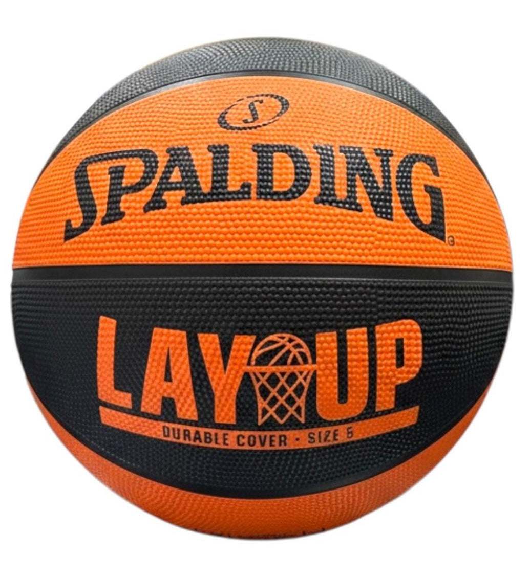 Spalding Lay Up Basketball – Orange/Black