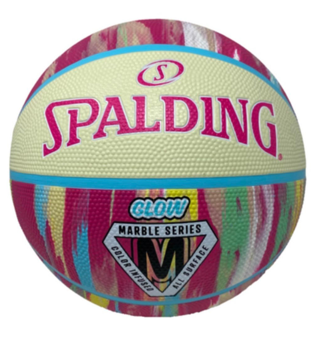 Spalding Glow Marble Basketball – Pink