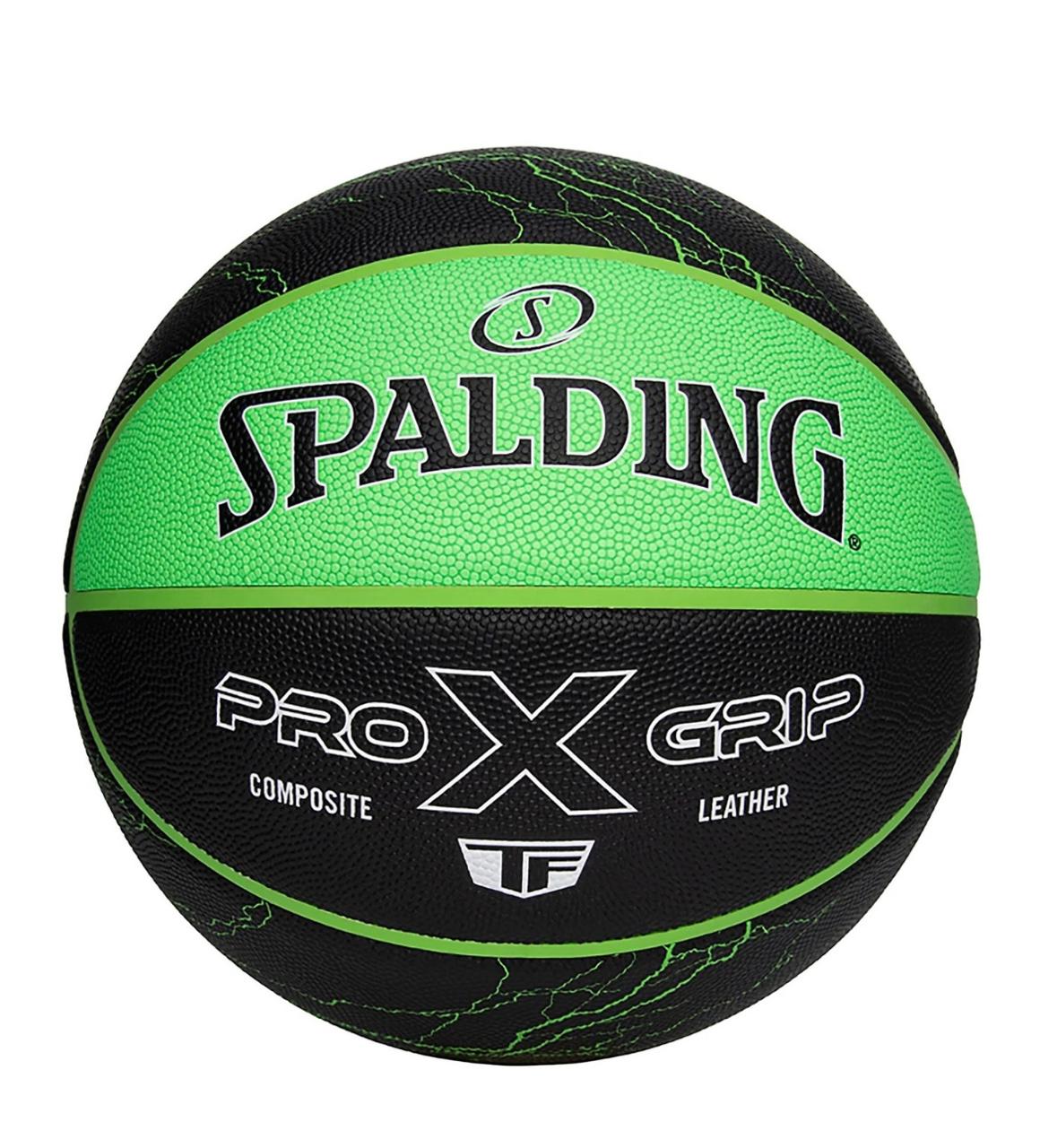 Spalding Pro Grip X Basketball – Electric Green