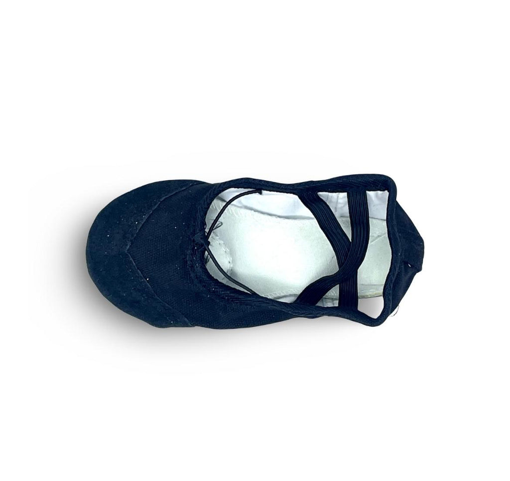 Split-Sole Ballet Shoes Black