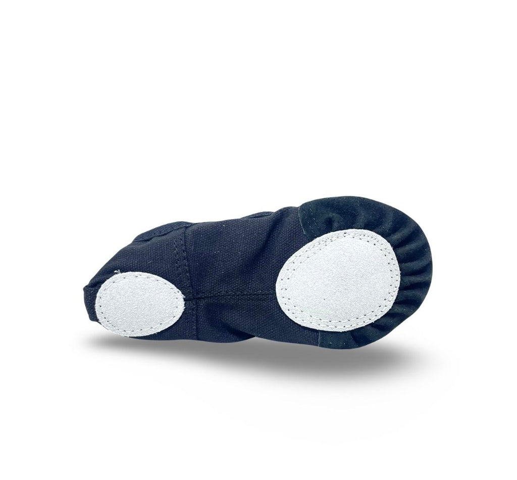 Split-Sole Ballet Shoes Black