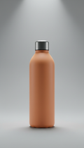 Quiet Orange Minimalist Water Bottle