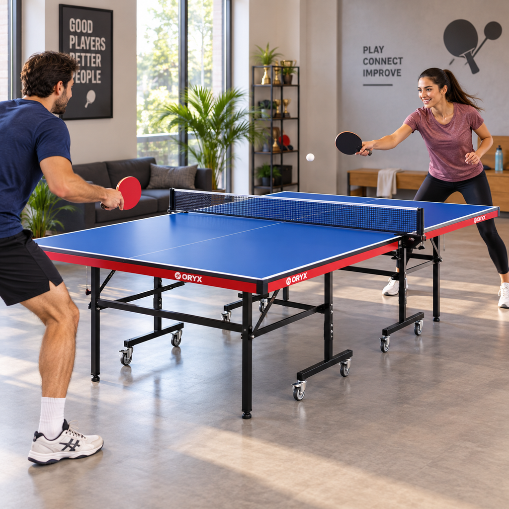 Oryx Indoor Table Tennis Table Set