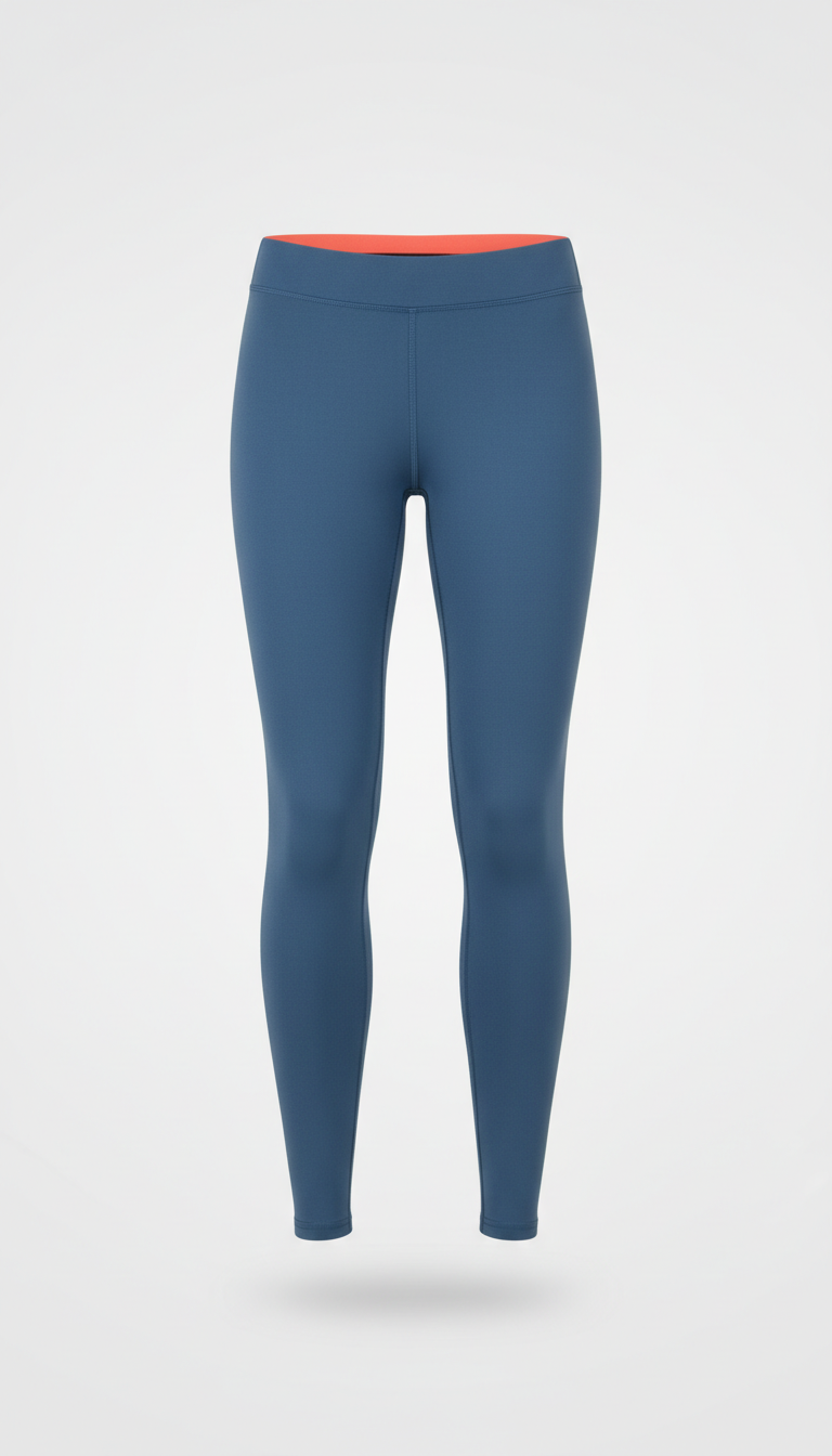Steel Blue Stretch Training Leggings