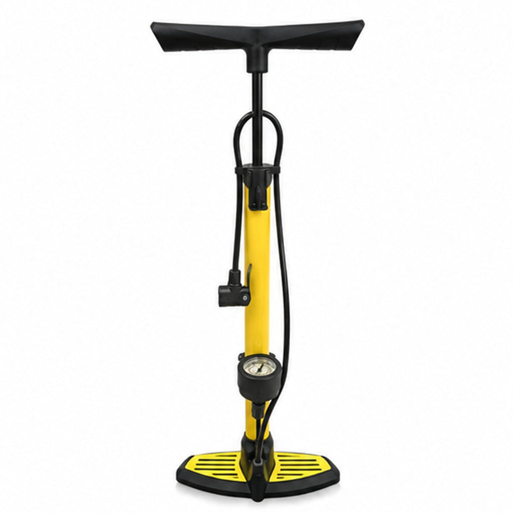 Heavy-Duty Floor Pump with Pressure Gauge