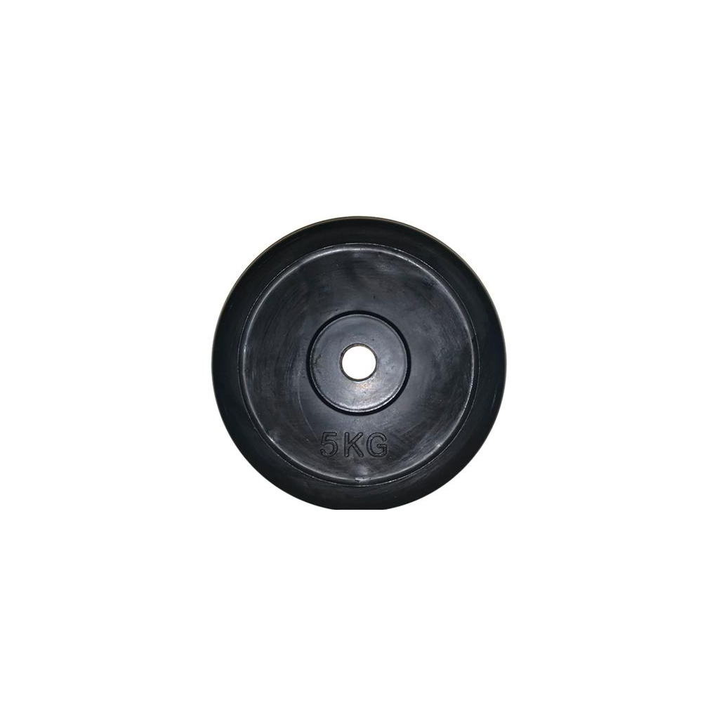 Rubber-Coated Regular Weight Plate - 5 Kg